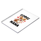 Carnet Maman Corgi - Maman Corgi Mignonne (Côté gauche)