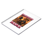 Carnet Maman Dachshund (Côté gauche)