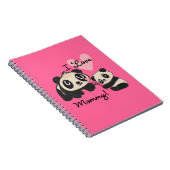 Carnet Maman d'amour des pandas I (Côté Droit)