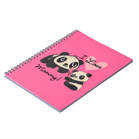 Carnet Maman d'amour des pandas I (Côté gauche)