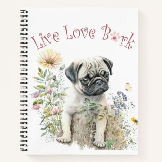 Carnet Maman de Carlin Floral (Devant)