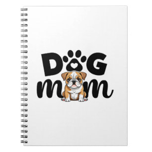 Carnet Maman de chien bouledogue pug amateur de chien