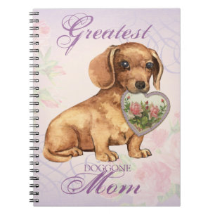 Carnet Maman de coeur de teckel