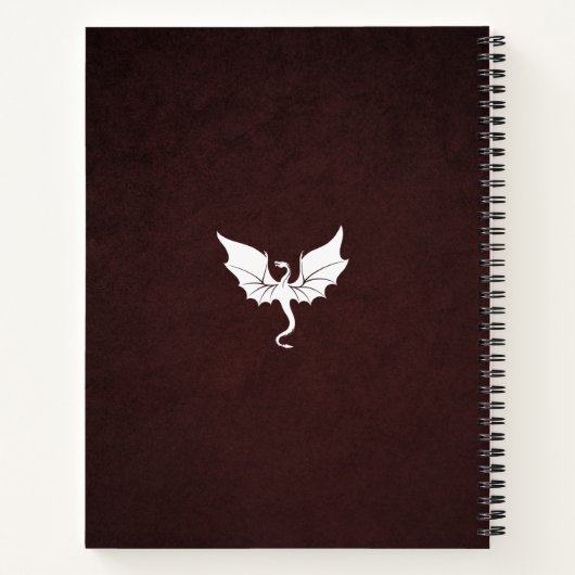 Carnet Maman dragon (Dos)