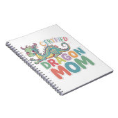 Carnet Maman dragon certifiée design coloré (Côté Droit)