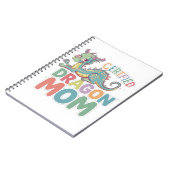 Carnet Maman dragon certifiée design coloré (Côté gauche)