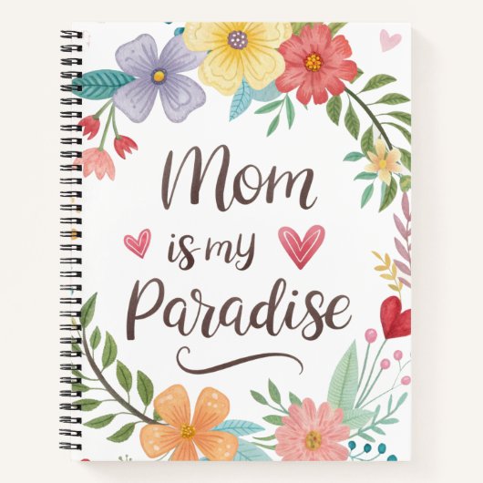 Carnet Maman est mon paradis (Devant)