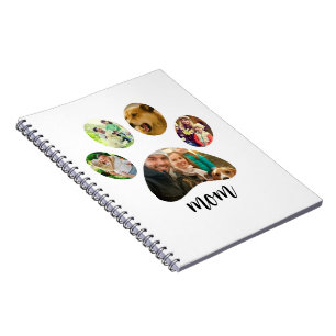 Carnet Maman Fête des mères maman chien   Collage photo d