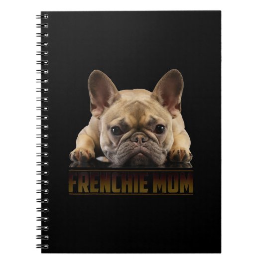 Carnet maman frenchie | cadeau de maman bulldog (Devant)