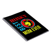 Carnet Maman Husky, Maman de chien, Cadeau de chien (Côté Droit)