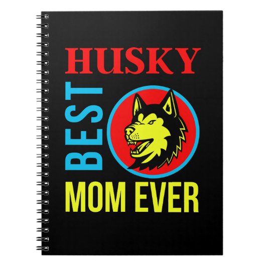 Carnet Maman Husky, Maman de chien, Cadeau de chien (Devant)