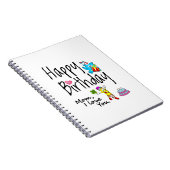 Carnet Maman je t'aime. Joyeux Anniversaire. (Côté Droit)