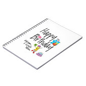 Carnet Maman je t'aime. Joyeux Anniversaire. (Côté gauche)