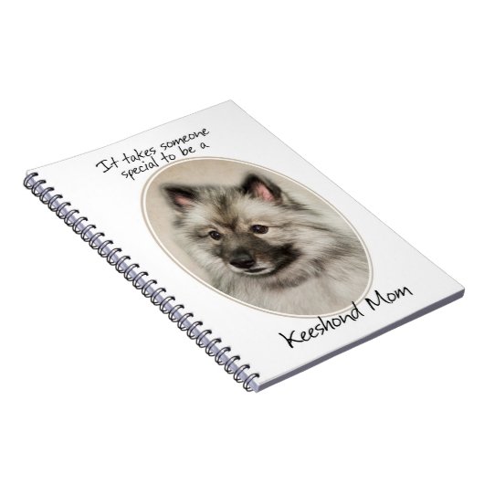 Carnet maman Keeshond (Côté Droit)