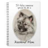 Carnet maman Keeshond (Devant)