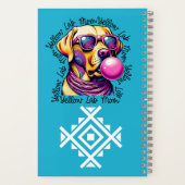 Carnet Maman Labrador Jaune Bubble Gum Tendance (Verso)