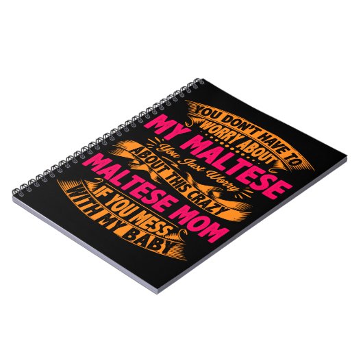 Carnet Maman Maltaise folle (Côté gauche)