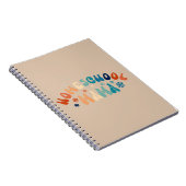 Carnet Maman maman de l'école familiale Retro (Côté Droit)