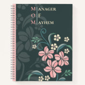 Carnet Maman Manager de Mayhem Stylish Floral (Devant)