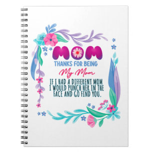 Carnet Maman Merci D'Être Ma Mère