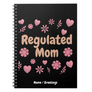 Carnet Maman régulée 3D Floral rose au cœur de l'esthétiq