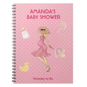 Carnet Maman Rétro Blonde 2 Baby Shower