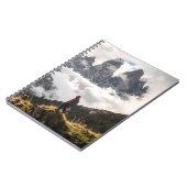 Carnet man on misty mountains (Côté gauche)