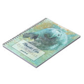 Carnet Manate Doux Dans L'Artwork Côtier De L'Eau (Côté gauche)