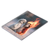 Carnet Manchot drôle de feu et de glace  (Côté gauche)