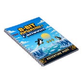 Carnet Manchot, Pixel Art Rétro 8 Bits (Côté Droit)