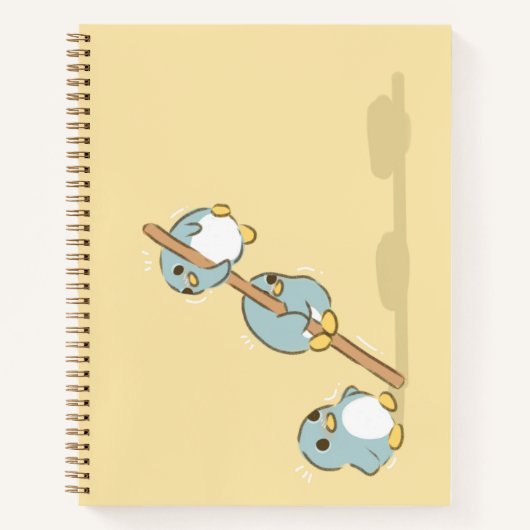 Carnet Manchots bleus (Devant)