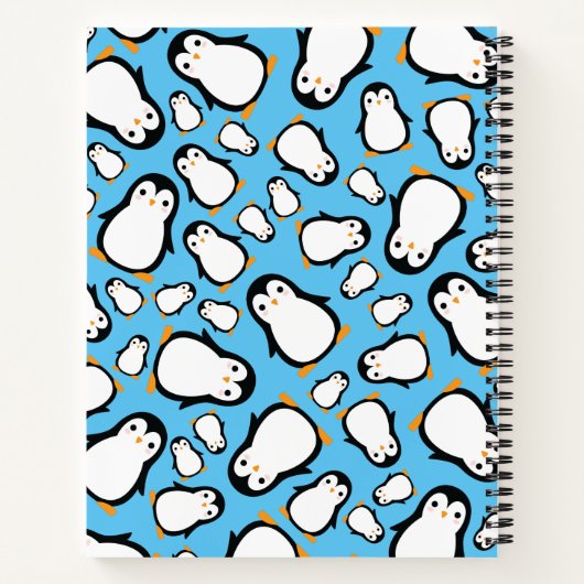 Carnet Manchots Enfants Mignons (Dos)