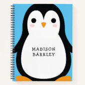 Carnet Manchots Enfants Mignons (Devant)