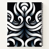 Carnet Mandala abstrait géométrique sacré Zen minimal (Dos)