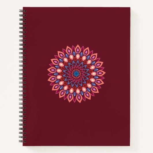 Carnet mandala art notebook (Devant)