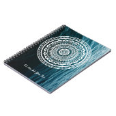 Carnet Mandala Blanc Laissez la mer vous libérer (Côté gauche)