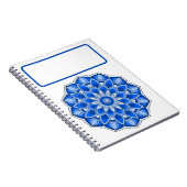 Carnet Mandala bleu (Côté Droit)