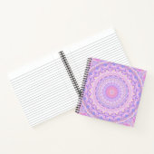 Carnet Mandala bohème complexe aux couleurs psychédélique (Intérieur)