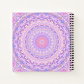 Carnet Mandala bohème complexe aux couleurs psychédélique (Dos)