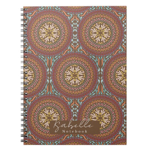 Carnet Mandala Brown (Devant)