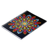 Carnet mandala coloré (Côté gauche)