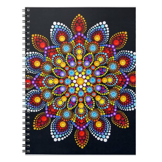 Carnet mandala coloré (Devant)