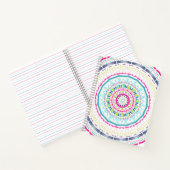 Carnet mandala coloré (Intérieur)