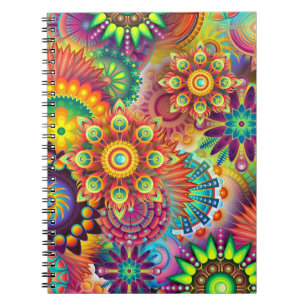 Carnet mandala coloré