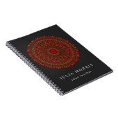 Carnet Mandala coloré de fleur (Côté Droit)