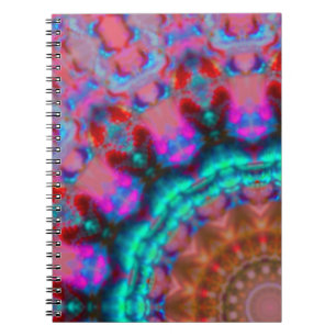 Carnet Mandala-colorpink-red-blue-kaleidoscope rm