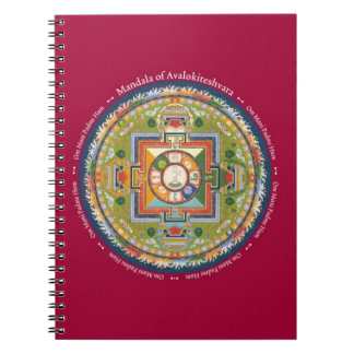CARNET - mandala de Chenrezig avec l'incantation