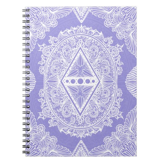 Carnet Mandala de diamant céleste (Devant)