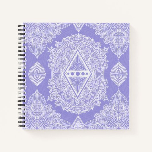 Carnet Mandala de diamant céleste (Devant)