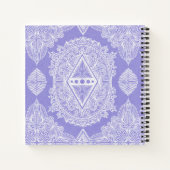 Carnet Mandala de diamant céleste (Dos)